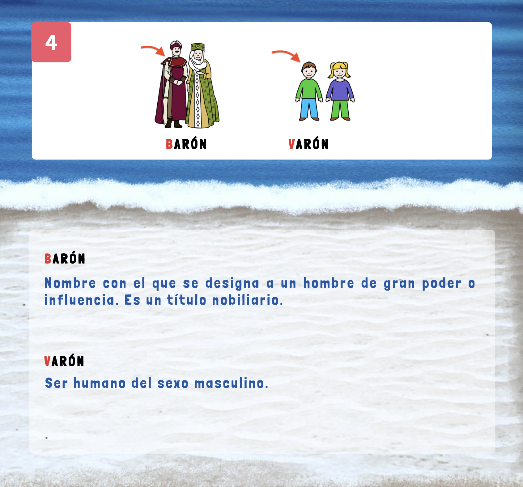B4-G1_4. Significados : BARÓN - VARÓN