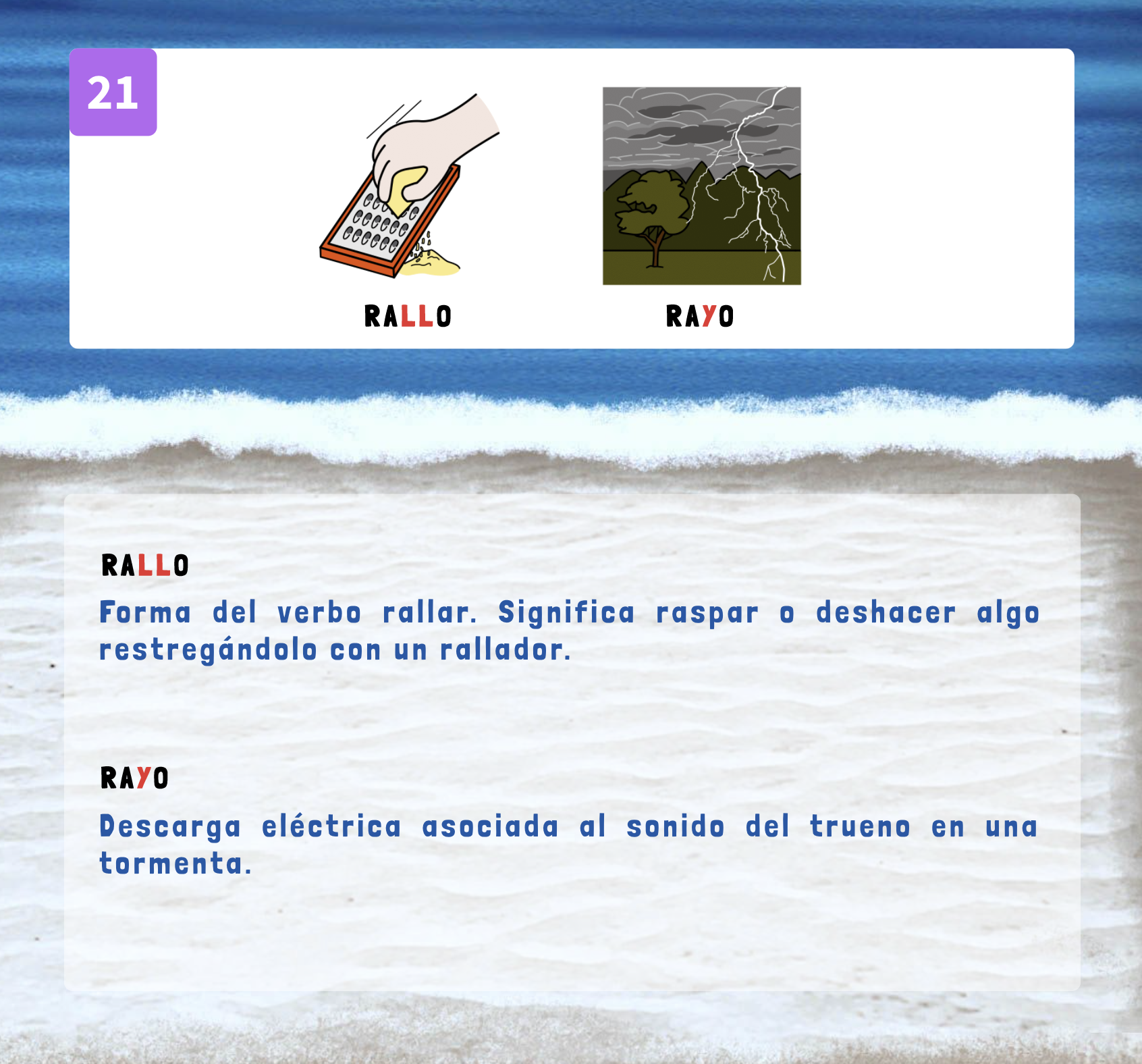 B4-G6_21. Significados: RALLO - RAYO