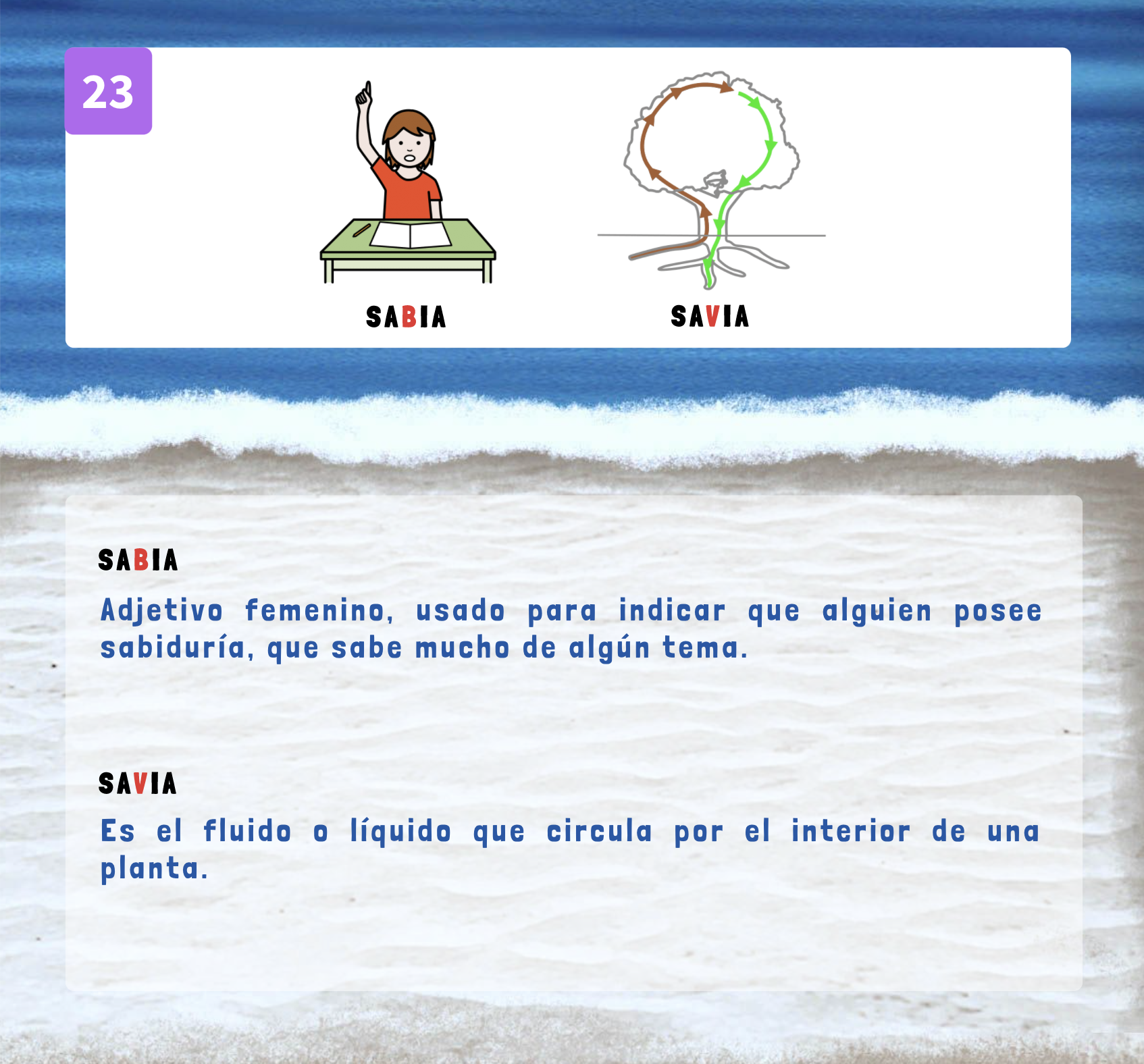 B4-G6_23. Significados: SABIA - SAVIA