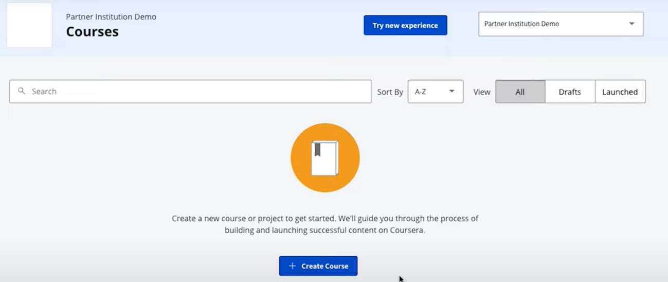 Imagen de creación en coursera
