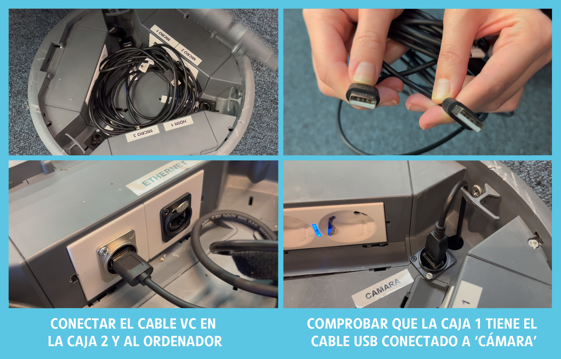 Videoconferencia desde CAJA 2