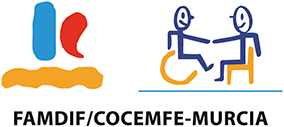 Logo de FAMDIF COCEMFE Murcia, La Federación de Asociaciones Murcianas de Personas con Discapacidad Física y Orgánica