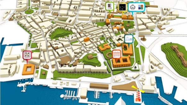 General view of the UPCT Campus of the virtual tour