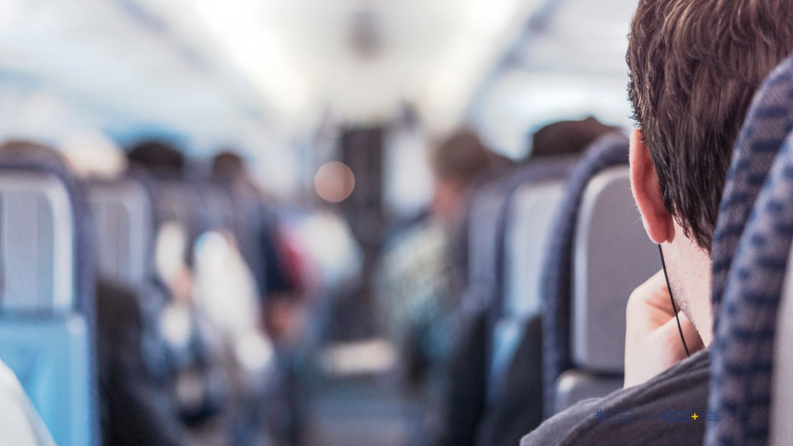 Person sitting on bus