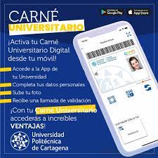 pantalla de móvil y sobre la a se ve el carné de estudiante o TUI